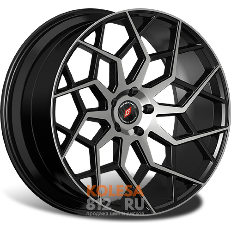 Inforged IFG42 10.5x21 5*120 ET35 DIA74.1 Black Machined Литой