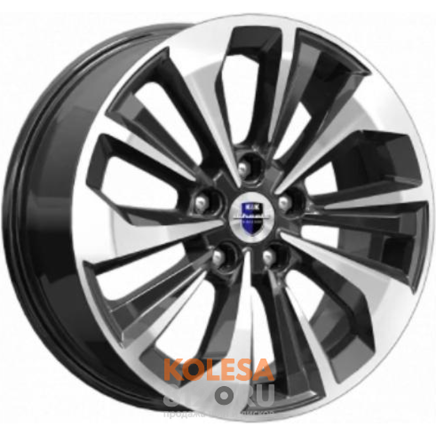 K&K Авиор 7x17 5*114.3 ET37 DIA66.6 Алмаз черный Литой
