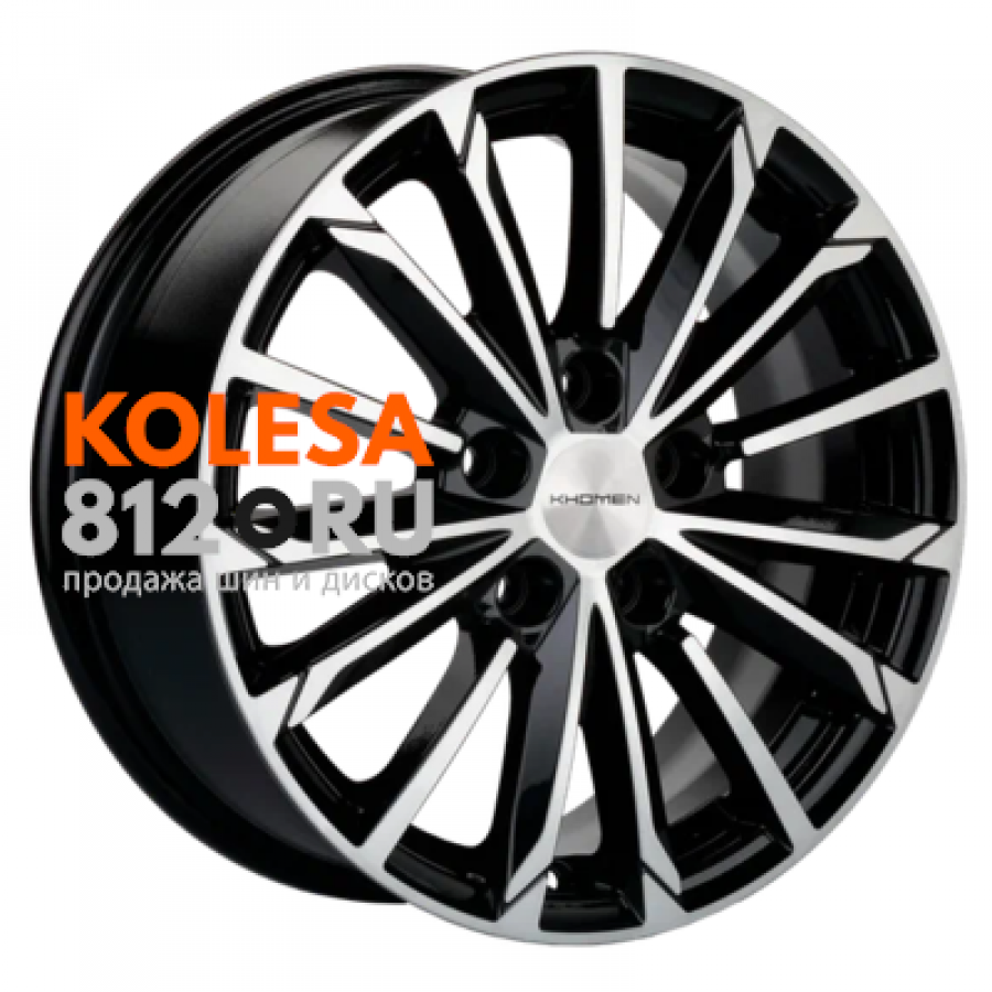 Диски Khomen Wheels KHW1611 (DFM 580) 6.5 R16 PCD:5/110 ET:45 DIA:67.1  Black-FP (WHS518136) в СПб | Купить в интернет-магазине Kolesa812.ru