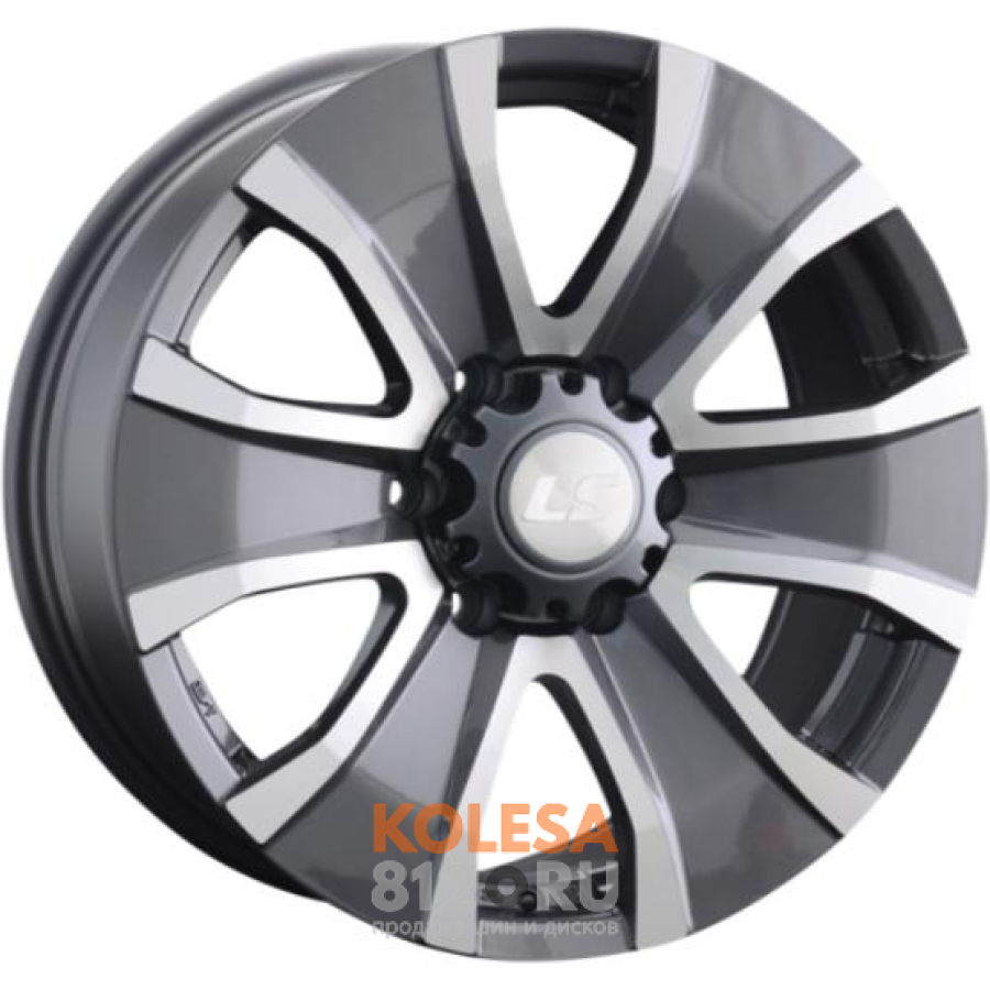 LS 953 8x18 6*139.7 ET25 DIA106.1 BKF Литой