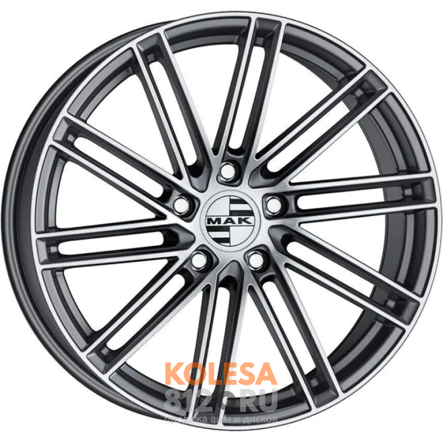 MAK Leipzig 9x20 5*130 ET50 DIA71.6 Gunmetal Mirror Face Литой