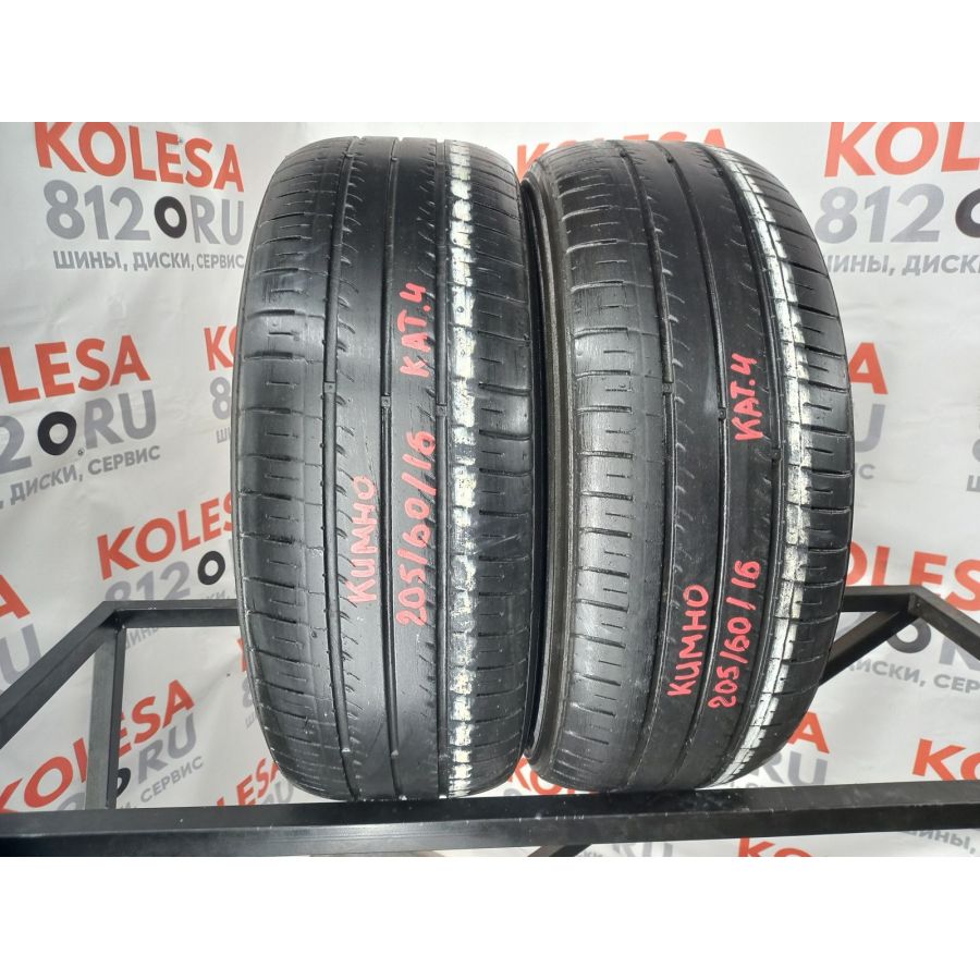 Летние  шины б\у R16 205/60 92V  Kumho Solus KH17