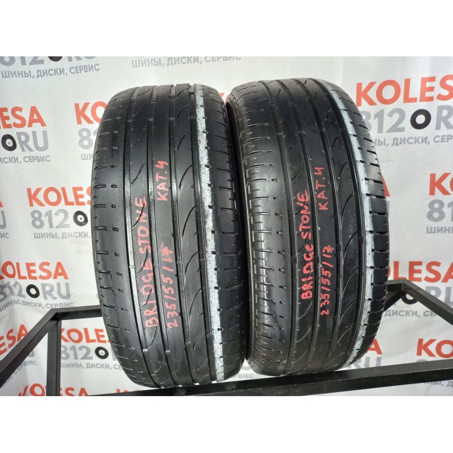 Летние  шины б\у R17 235/55 99V  Bridgestone Dueler HP Sport