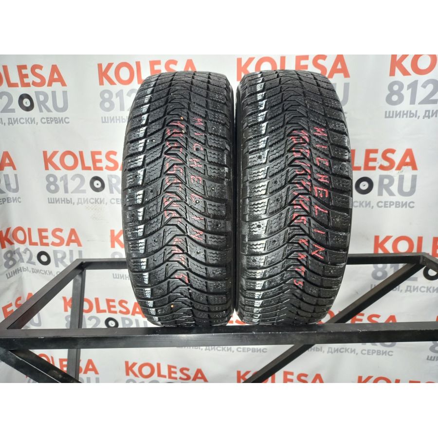 Зимние шипованные шины б\у R16 195/55 91T Michelin X-Ice North 3 Зимние шипованные шины б\у R16 195/55 91T Michelin X-Ice North 3