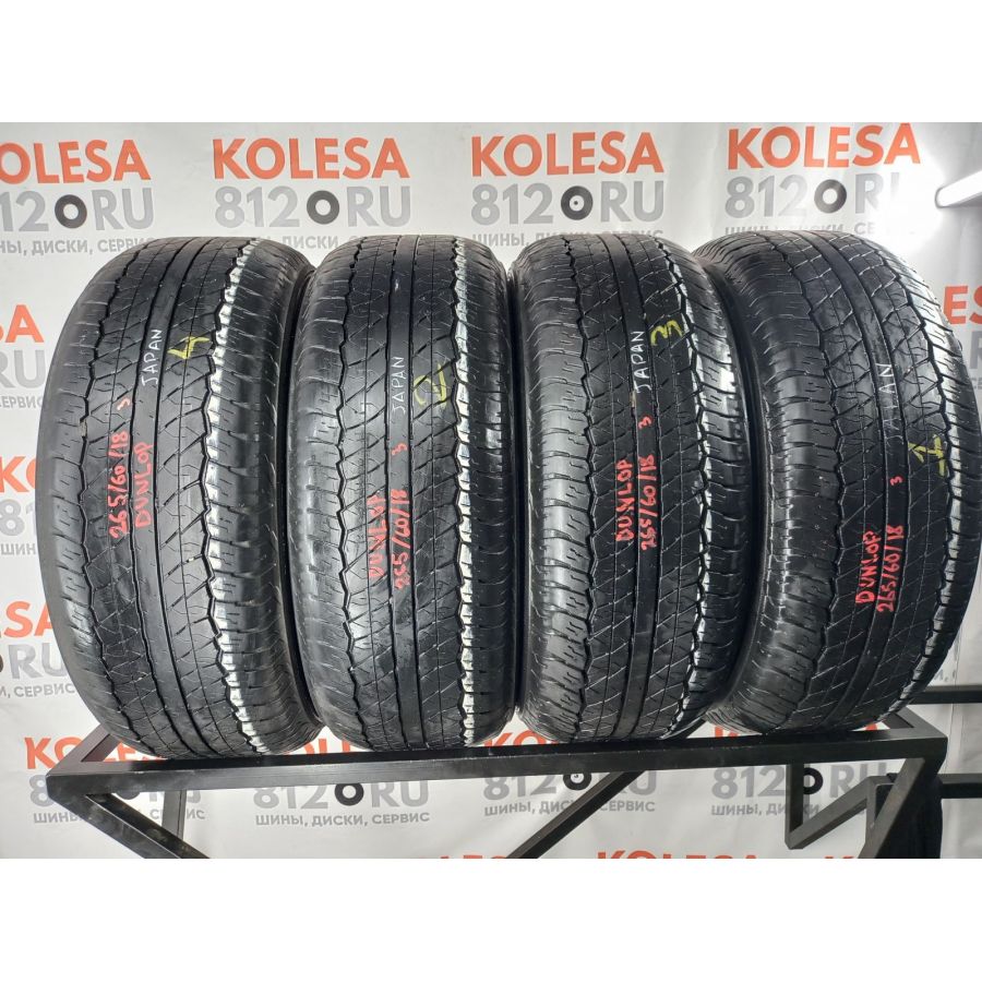 Летние  шины б\у R18 265/60 110H  Dunlop GrandTrek AT20