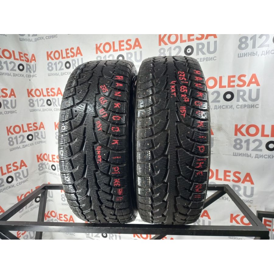 Зимние шипованные шины б\у R17 275/65 115T  Hankook I Pike RW11