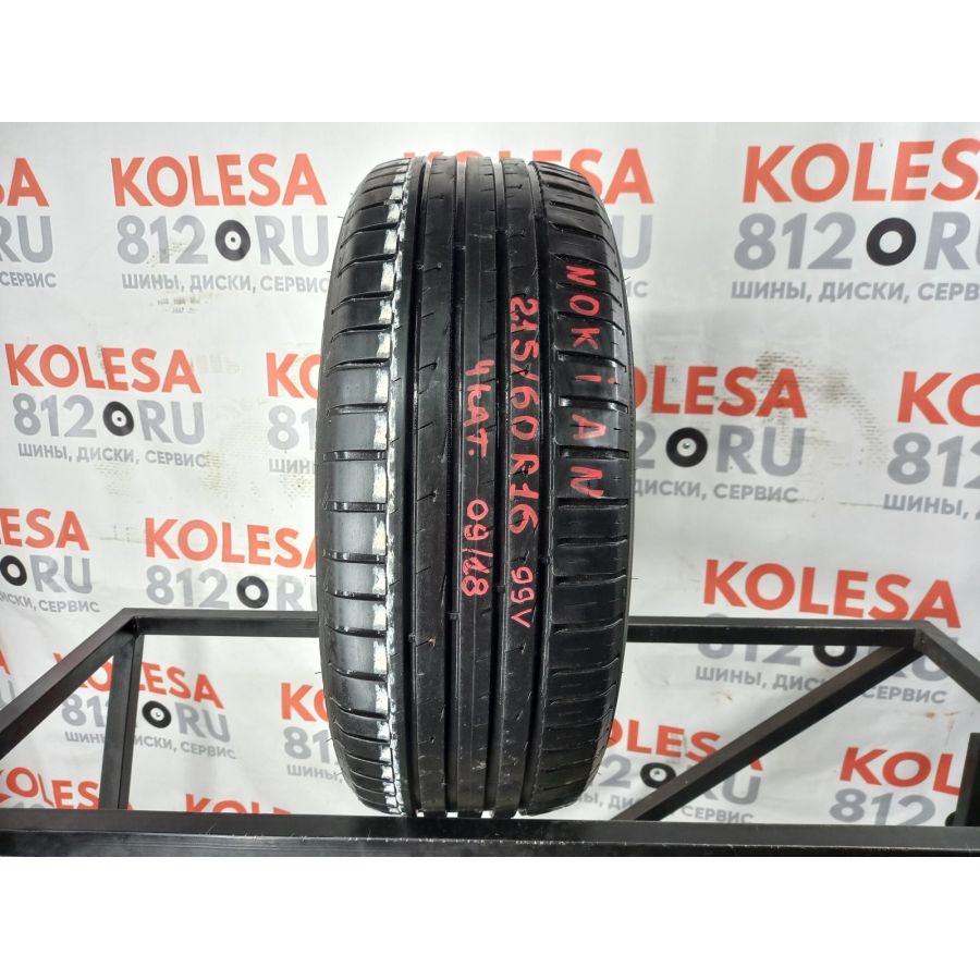 Летние  шины б\у R16 215/60 99V  Nokian Hakka Blue 2