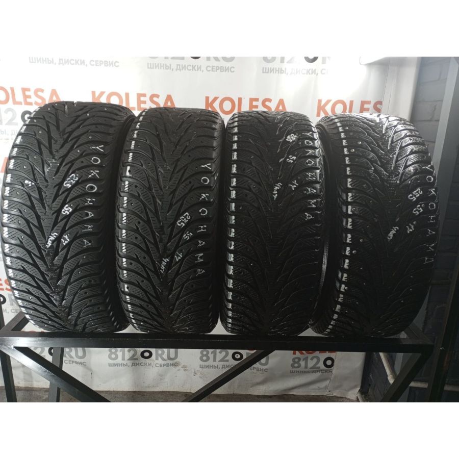Зимние шипованные шины б\у R17 235/55 Yokohama iceGuard Stud iG35 Зимние шипованные шины б\у R17 235/55 Yokohama iceGuard Stud iG35