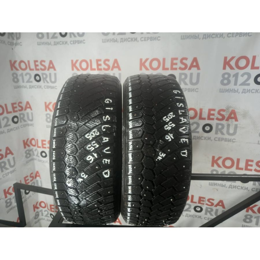 Зимние шипованные шины б\у R16 205/55 94T Gislaved Nord Frost 200 Зимние шипованные шины б\у R16 205/55 94T Gislaved Nord Frost 200
