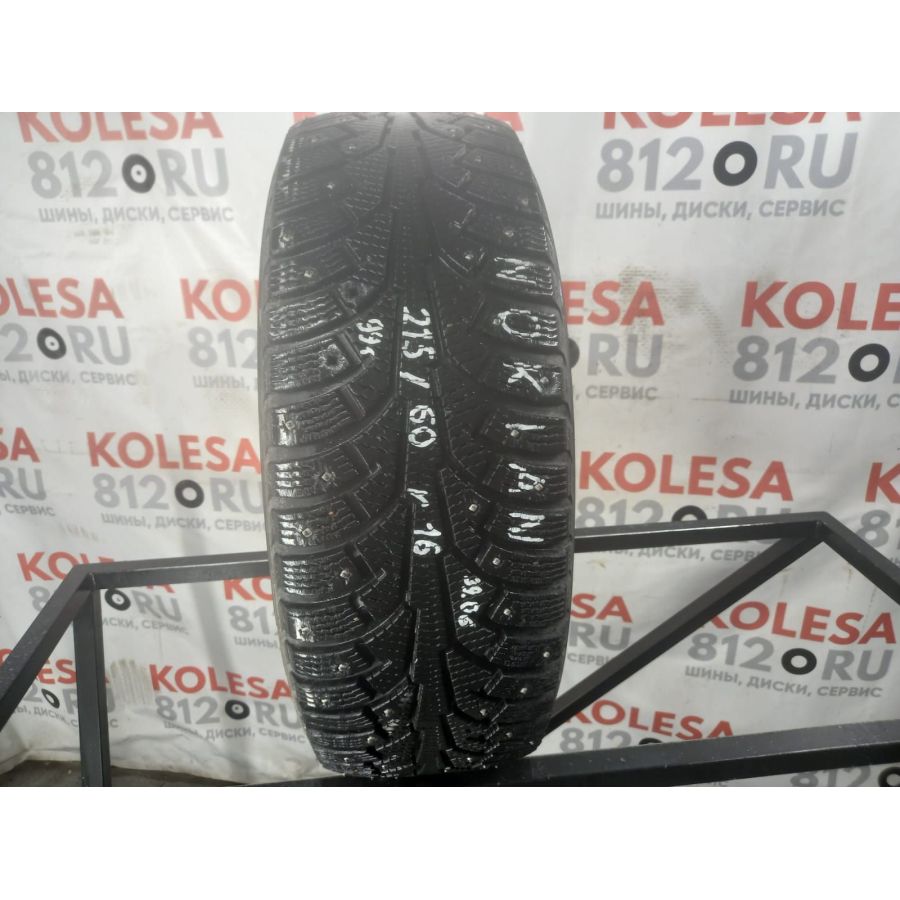 Зимние шипованные шины б\у R16 215/60 99T  Nokian Hakkapeliitta 5