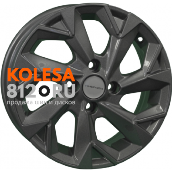 Khomen Wheels KHW1402 5.5 R14 PCD:4/100 ET:43 DIA:67.1 Gray