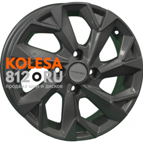 Khomen Wheels KHW1402 5.5 R14 PCD:4/98 ET:35 DIA:58.5 Gray