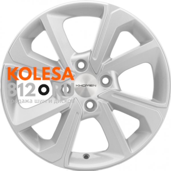 Khomen Wheels KHW1501 6 R15 PCD:4/100 ET:40 DIA:60.1 F-Silver