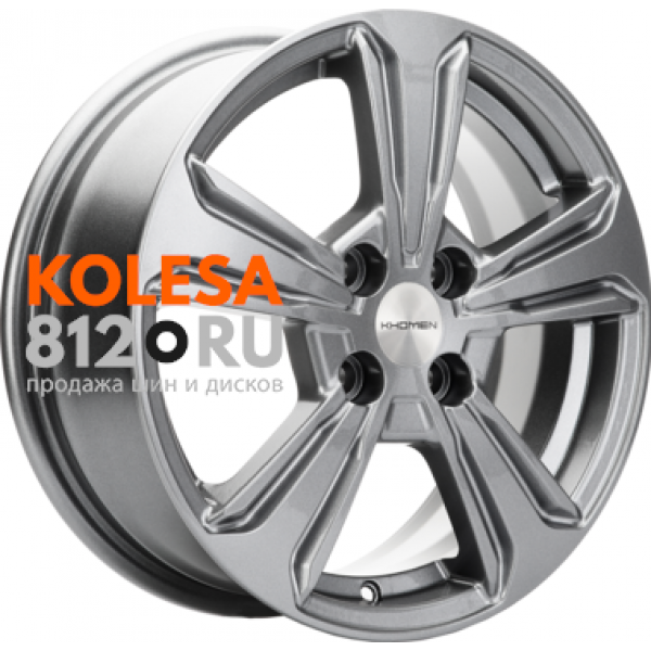 Khomen Wheels KHW1502 6 R15 PCD:4/100 ET:45 DIA:56.6 Gray