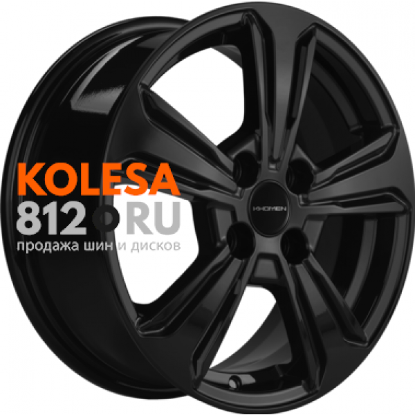 Khomen Wheels KHW1502 6 R15 PCD:4/100 ET:46 DIA:54.1 black