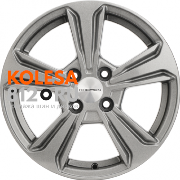 Khomen Wheels KHW1502 6 R15 PCD:4/100 ET:45 DIA:54.1 G-Silver