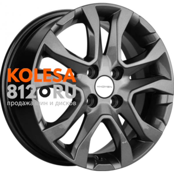 Khomen Wheels KHW1503 (Vesta) 6 R15 PCD:4/100 ET:50 DIA:60.1 Gray