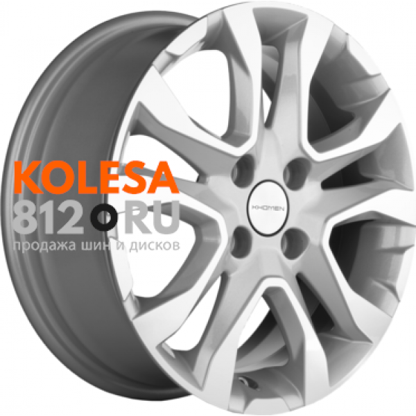 Khomen Wheels KHW1503 6 R15 PCD:4/100 ET:40 DIA:60.1 F-Silver-FP