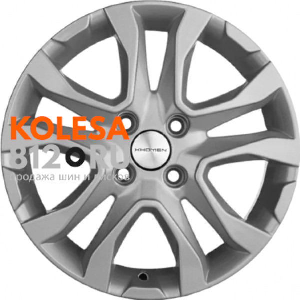 Khomen Wheels KHW1503 6 R15 PCD:4/100 ET:40 DIA:60.1 F-Silver