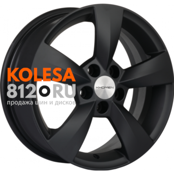 Khomen Wheels KHW1504 6 R15 PCD:5/100 ET:38 DIA:57.1 Black matt