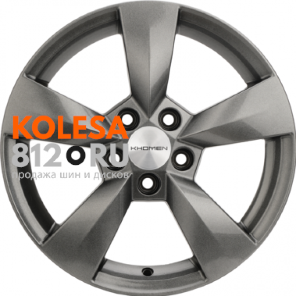 Khomen Wheels KHW1504 6 R15 PCD:5/100 ET:38 DIA:57.1 G-Silver