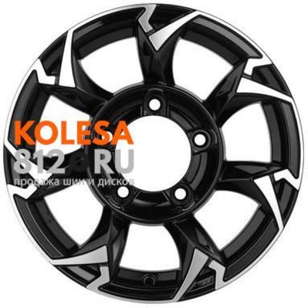 Khomen Wheels KHW1505 5.5 R15 PCD:5/139.7 ET:-20 DIA:108.1 Black-FP