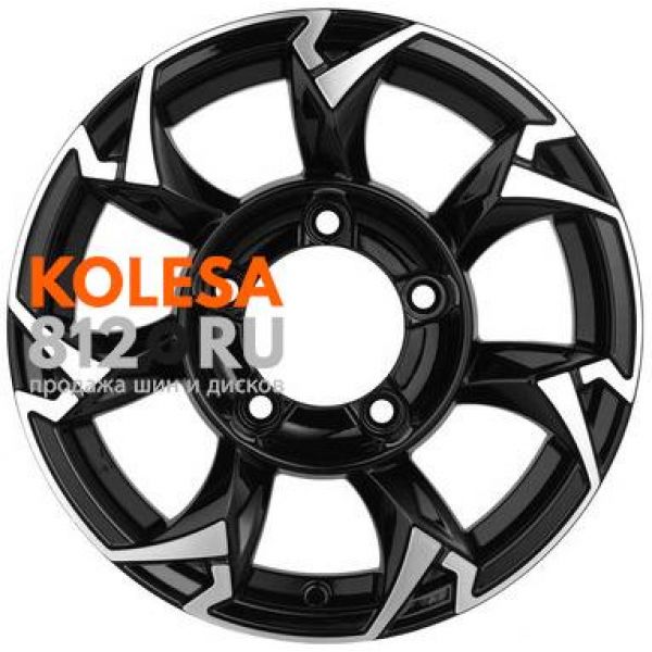 Khomen Wheels KHW1505 5.5 R15 PCD:5/139.7 ET:5 DIA:108.1 Black-FP