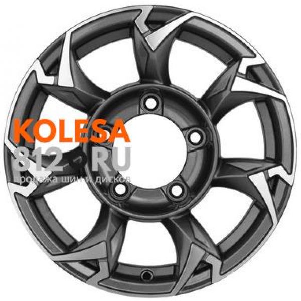 Khomen Wheels KHW1505 5.5 R15 PCD:5/139.7 ET:5 DIA:108.1 Gray-FP