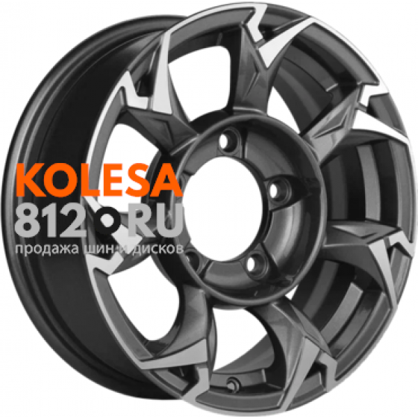 Khomen Wheels KHW1505 (Lada NIVA 4x4) 5.5 R15 PCD:5/139.7 ET:5 DIA:98.5 Gray-FP