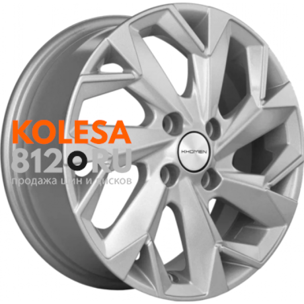 Khomen Wheels KHW1508 (Cobalt) 6 R15 PCD:4/100 ET:39 DIA:56.6 F-Silver