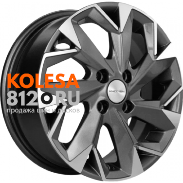 Khomen Wheels KHW1508 (Lada Granta) 6 R15 PCD:4/98 ET:35 DIA:60.1 Gray-FP