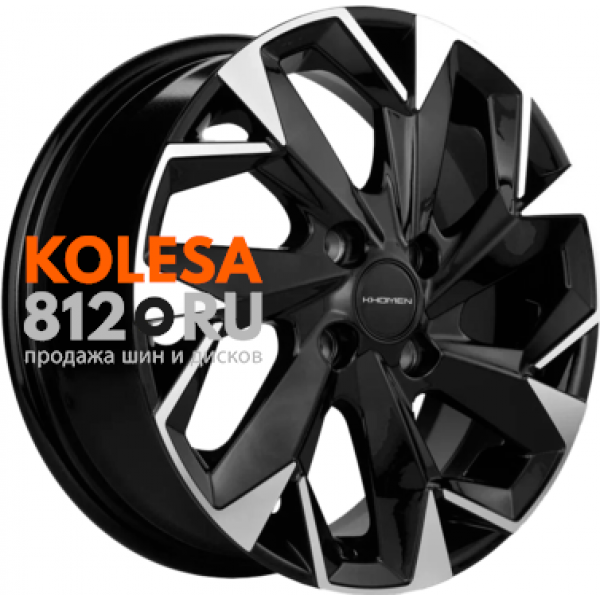 Khomen Wheels KHW1508 6 R15 PCD:4/100 ET:45 DIA:56.6 Black-FP