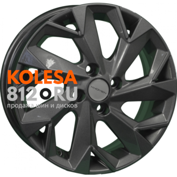 Khomen Wheels KHW1508 6 R15 PCD:4/100 ET:46 DIA:54.1 Gray