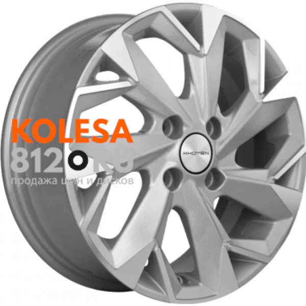Khomen Wheels KHW1508 6 R15 PCD:4/100 ET:40 DIA:60.1 F-Silver-FP