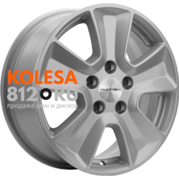 Khomen Wheels KHW1601 6.5 R16 PCD:5/110 ET:46 DIA:63.3 F-Silver