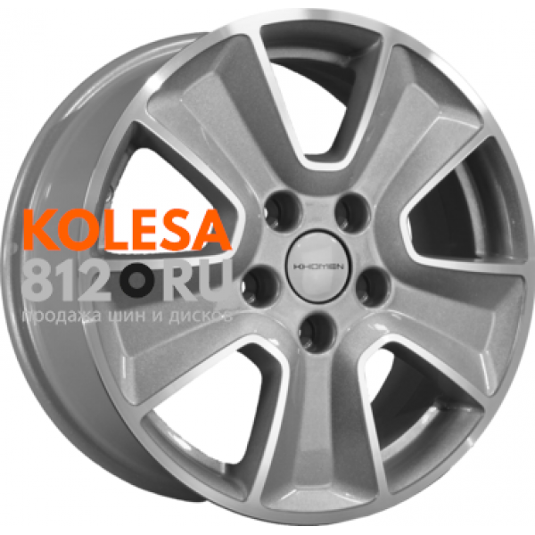 Khomen Wheels KHW1601 6.5 R16 PCD:5/114.3 ET:43 DIA:67.1 F-Silver-FP