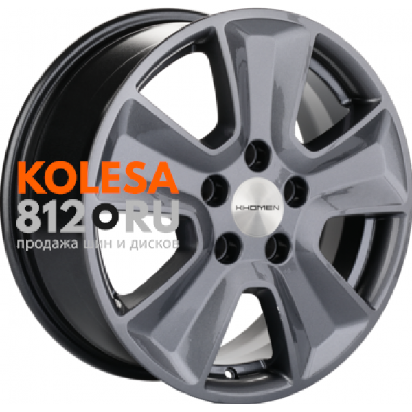 Khomen Wheels KHW1601 6.5 R16 PCD:5/114.3 ET:43 DIA:67.1 Gray