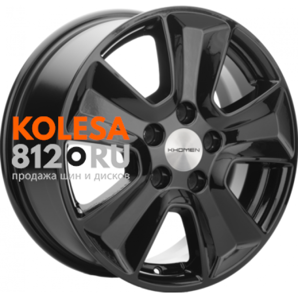 Khomen Wheels KHW1601 6.5 R16 PCD:5/114.3 ET:43 DIA:67.1 black