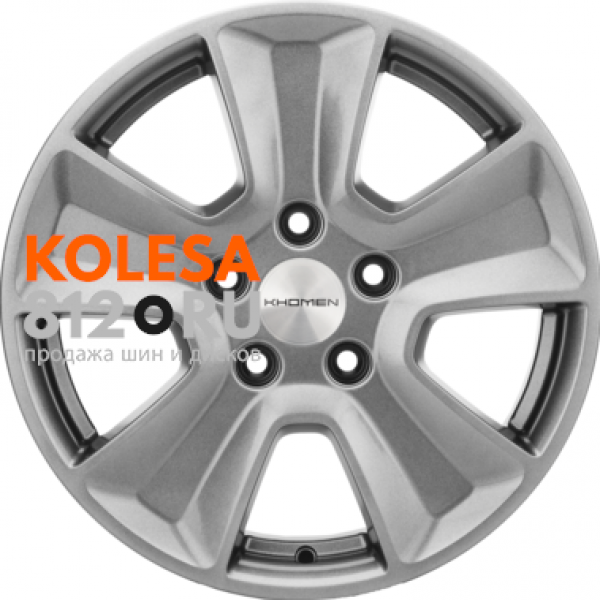 Khomen Wheels KHW1601 6.5 R16 PCD:5/114.3 ET:50 DIA:67.1 G-Silver