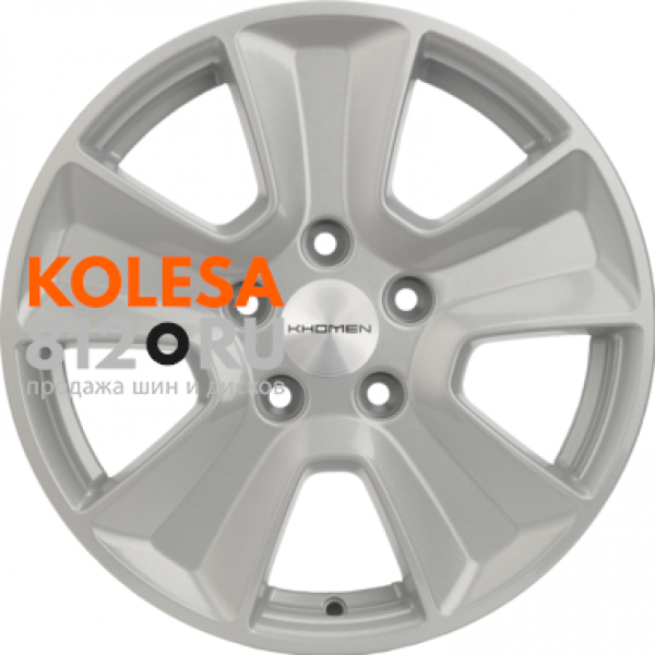 Khomen Wheels KHW1601 6.5 R16 PCD:5/114.3 ET:50 DIA:67.1 F-Silver