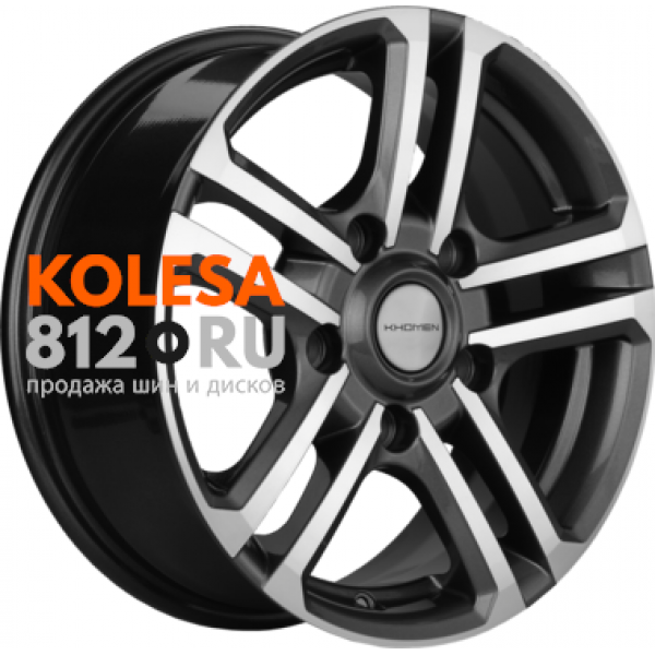 Khomen Wheels KHW1602 6.5 R16 PCD:5/139.7 ET:35 DIA:98.5 Gray-FP