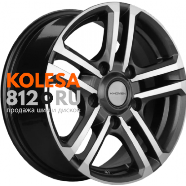 Khomen Wheels KHW1602 6.5 R16 PCD:5/139.7 ET:40 DIA:98.5 Gray-FP
