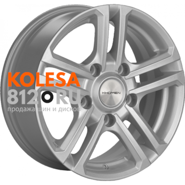 Khomen Wheels KHW1602 6.5 R16 PCD:5/139.7 ET:40 DIA:98.5 F-Silver