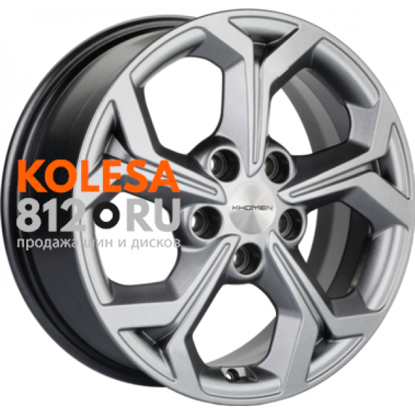 Khomen Wheels KHW1606 6.5 R16 PCD:5/114.3 ET:50 DIA:67.1 G-Silver