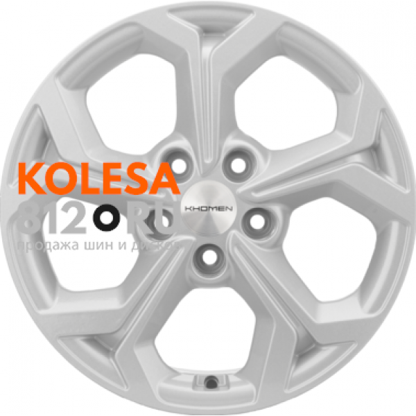 Khomen Wheels KHW1606 6.5 R16 PCD:5/114.3 ET:45 DIA:60.1 F-Silver