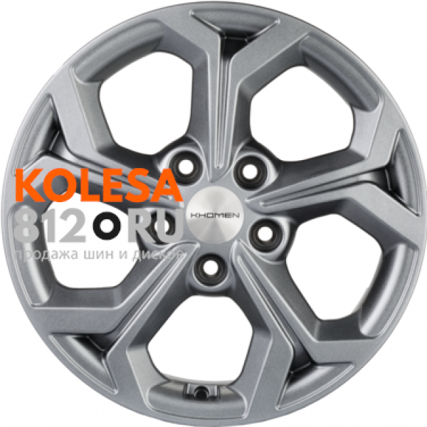 Khomen Wheels KHW1606 6.5 R16 PCD:5/114.3 ET:45 DIA:60.1 G-Silver
