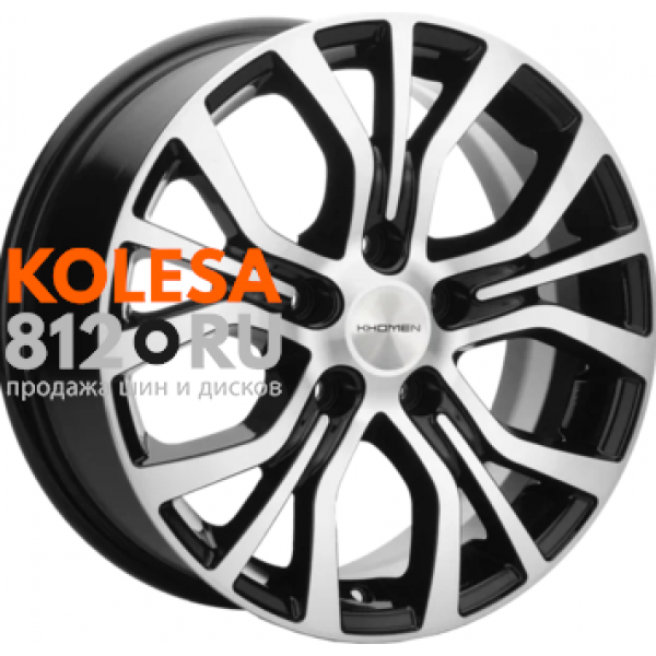 Khomen Wheels KHW1608 6.5 R16 PCD:5/120 ET:38 DIA:65.1 Black-FP