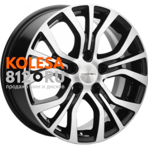 Khomen Wheels KHW1608 6.5 R16 PCD:5/114.3 ET:38 DIA:60.1 Black-FP