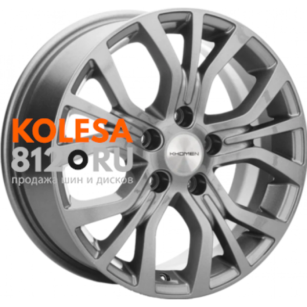Khomen Wheels KHW1608 6.5 R16 PCD:5/120 ET:38 DIA:65.1 Gray