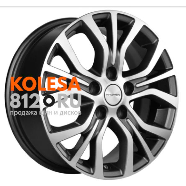 Khomen Wheels KHW1608 6.5 R16 PCD:5/120 ET:51 DIA:65.1 Gray-FP